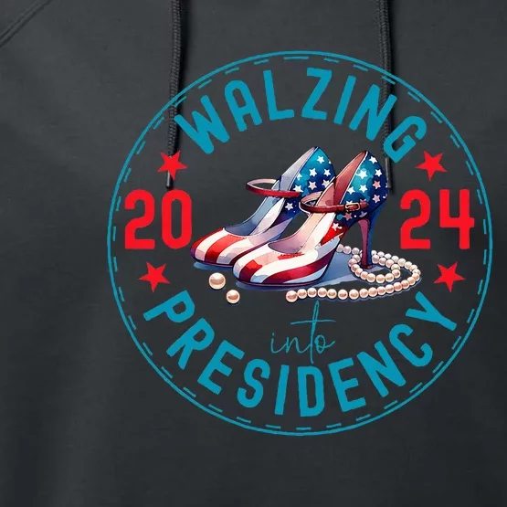 Harris Waltz 2024 Election Kamala Harris Tim Waltz Performance Fleece Hoodie