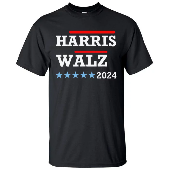 Harris Waltz 2024 Election Kamala Harris Tim Waltz 2024 Gift Tall T-Shirt