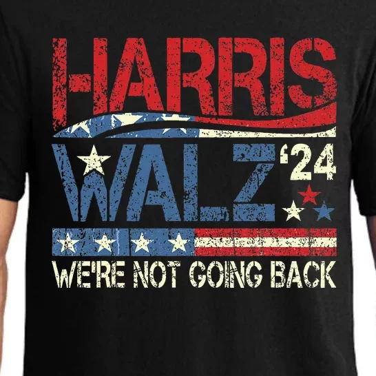 Harris Walz 2024 Kamala Harris 2024 Tim Walz 2024 Usa Flag Pajama Set