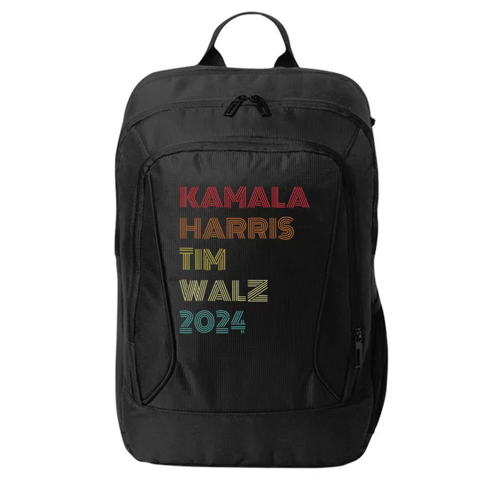 Harris Walz 2024 Kamala Harris Tim Walz Vintage Style City Backpack