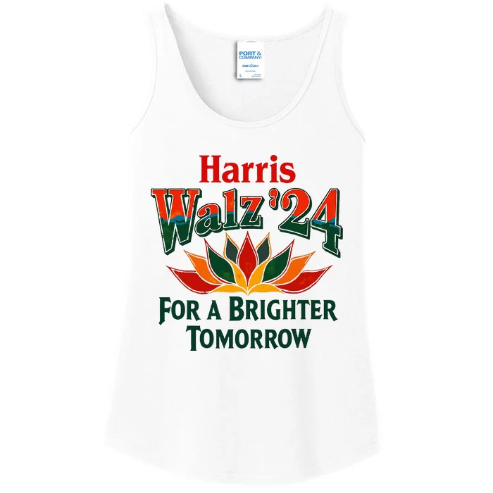 Harris Waltz 2024 Election Kamala Harris Tim Walz Ladies Essential Tank