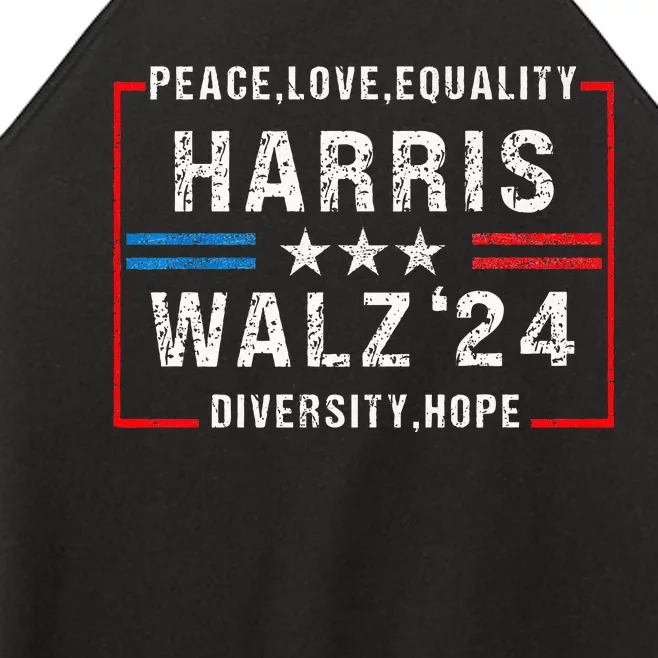 Harris Waltz 2024 Election Kamala Harris Tim Walz Waltz 2024 Women’s Perfect Tri Rocker Tank