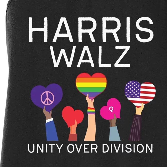 Harris Waltz 2024 Unity Over Division Women's Racerback Tank