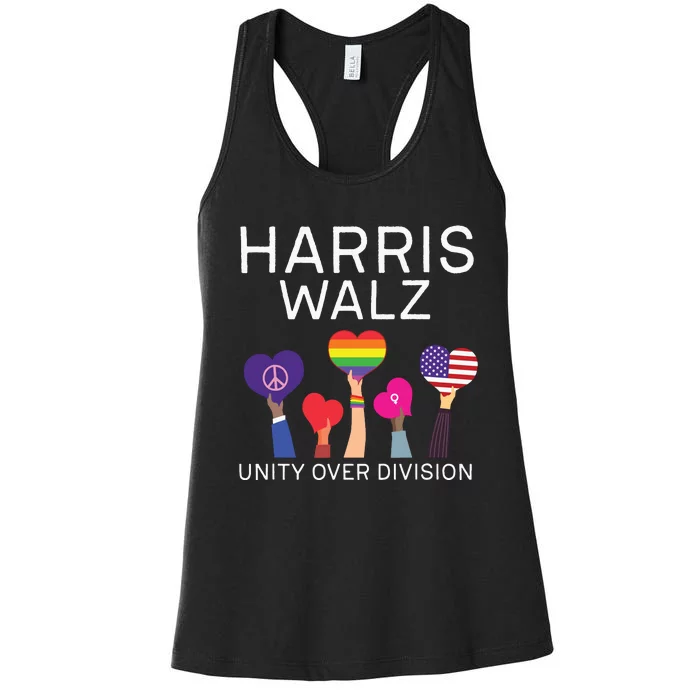 Harris Waltz 2024 Unity Over Division Women's Racerback Tank