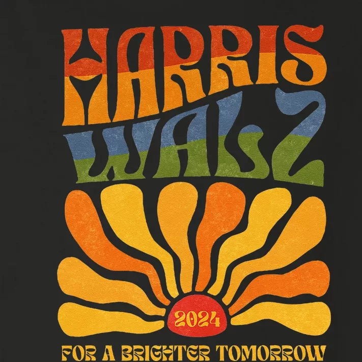 Harris Waltz 2024 For A Brighter Tomorrow Boho Aesthetic Gift Toddler Long Sleeve Shirt