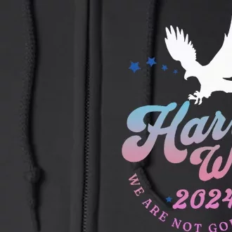 Harris Walz 2024 Election Vote Blue Kamala Walz 2024 Full Zip Hoodie