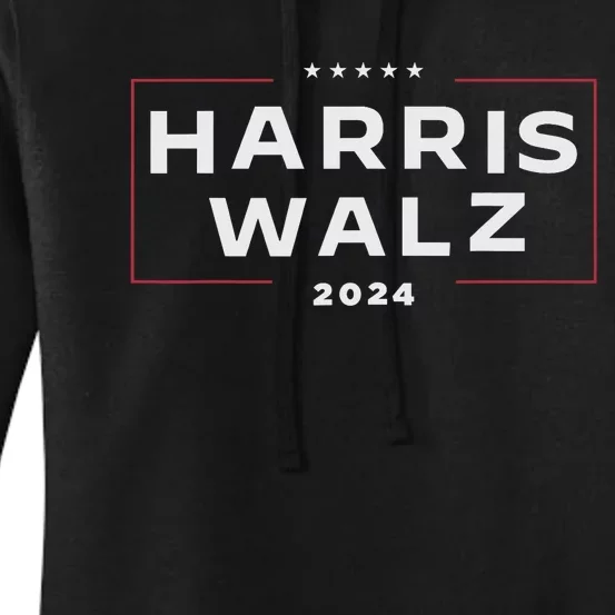 Harris Walz 2024 Vp Presidential Election Usa Waltz Pro Kamala Harris Women's Pullover Hoodie