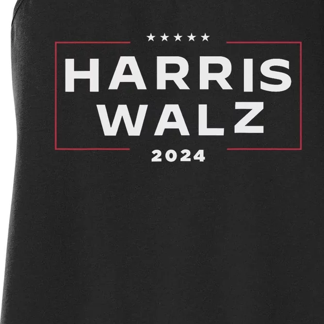 Harris Walz 2024 Vp Presidential Election Usa Waltz Pro Kamala Harris Women's Racerback Tank