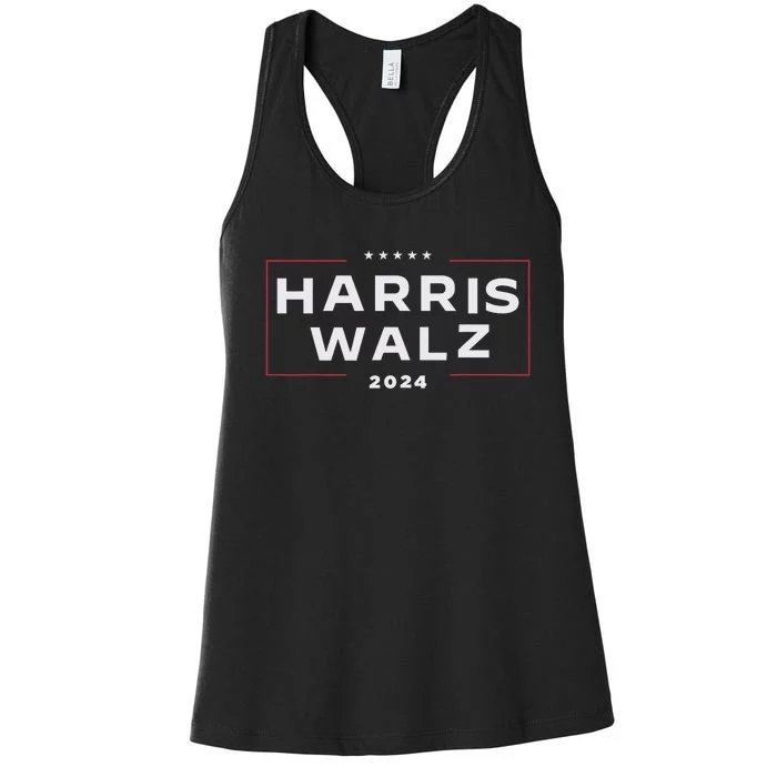 Harris Walz 2024 Vp Presidential Election Usa Waltz Pro Kamala Harris Women's Racerback Tank