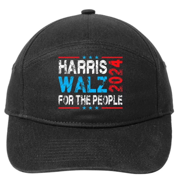 Harris Walz 2024 Harris Waltz 2024 7-Panel Snapback Hat