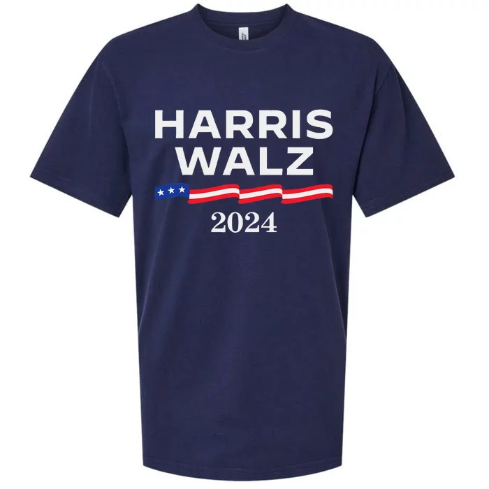 Harris Walz 2024 Election Kamala Harris Tim Walz Waltz Gift Sueded Cloud Jersey T-Shirt