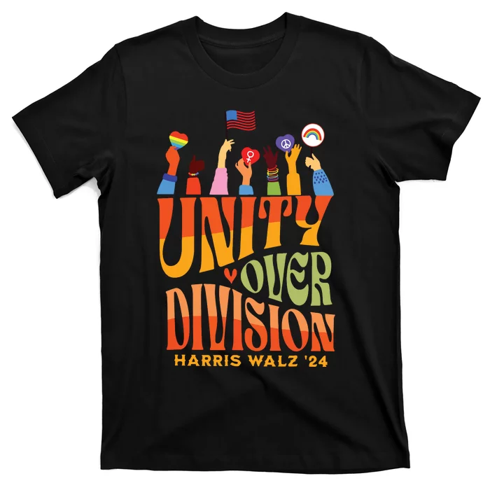 Harris Waltz 2024 Unity Over Division T-Shirt