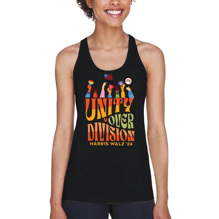 Harris Waltz 2024 Unity Over Division Women's Racerback Tank