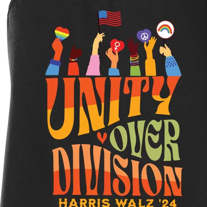 Harris Waltz 2024 Unity Over Division Women's Racerback Tank