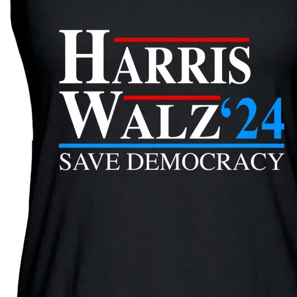 Harris Waltz 2024 Vice President Kamala Harris Tim Walz 2024 Ladies Essential Flowy Tank