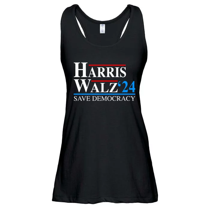 Harris Waltz 2024 Vice President Kamala Harris Tim Walz 2024 Ladies Essential Flowy Tank