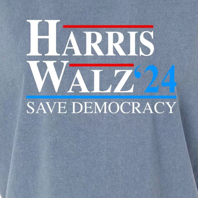 Harris Waltz 2024 Vice President Kamala Harris Tim Walz 2024 Garment-Dyed Women's Muscle Tee