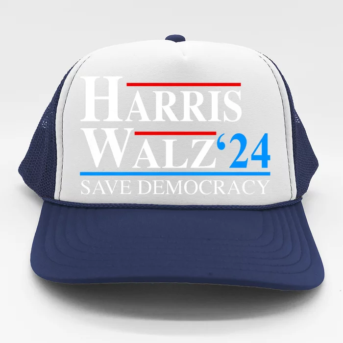 Harris Waltz 2024 Vice President Kamala Harris Tim Walz 2024 Trucker Hat