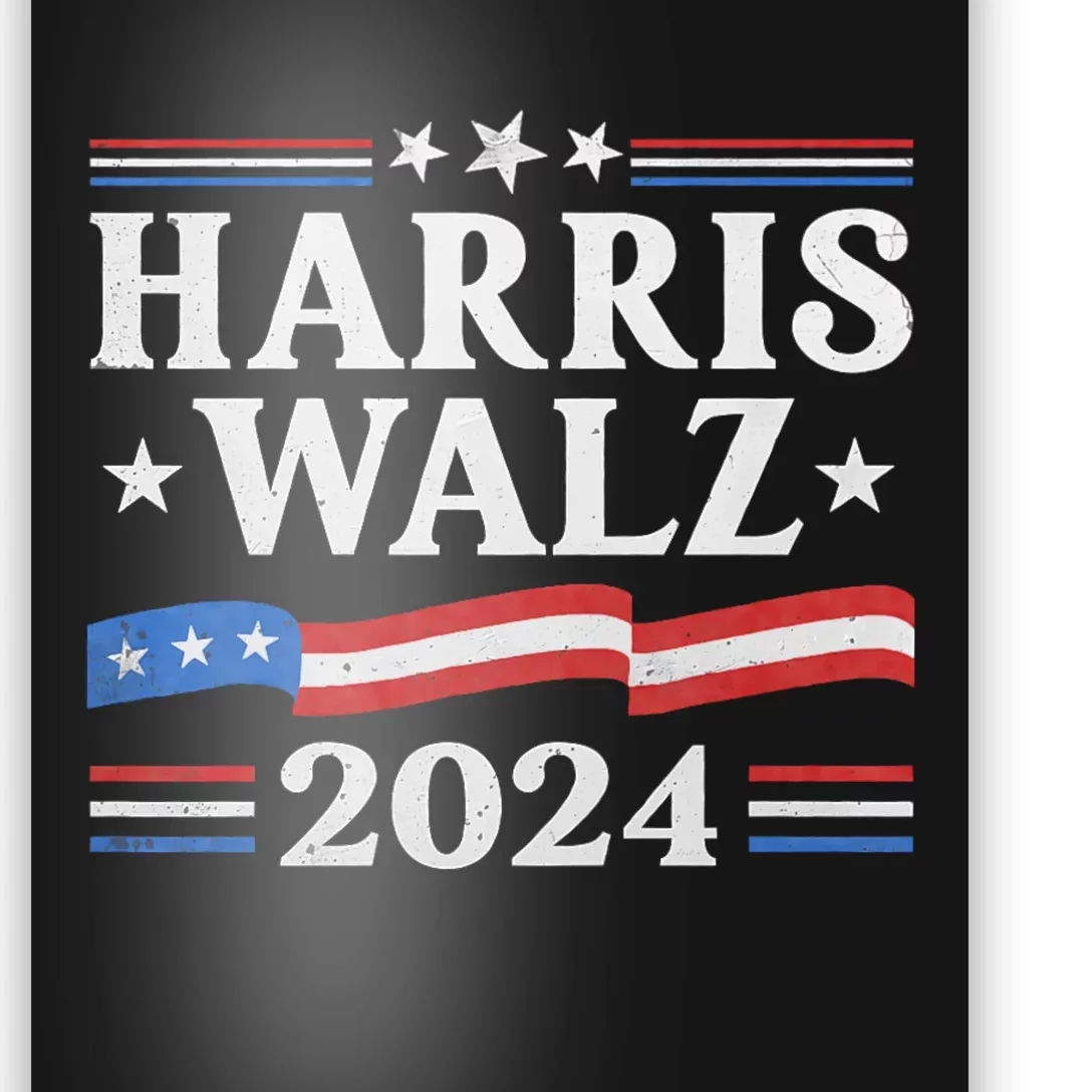 Harris Waltz 2024 Election Kamala Harris Tim Waltz 2024 Poster