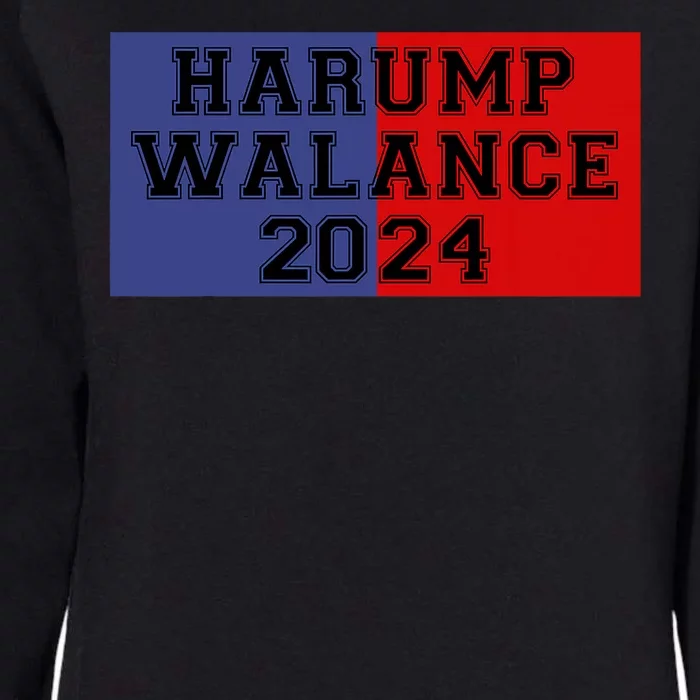 Harump Walance 2024 Harris Trump Walz Vance Funny 2024 Womens California Wash Sweatshirt