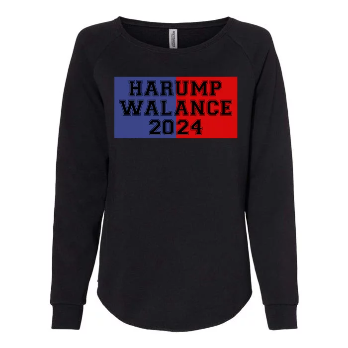 Harump Walance 2024 Harris Trump Walz Vance Funny 2024 Womens California Wash Sweatshirt