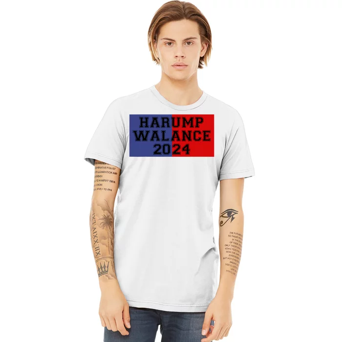 Harump Walance 2024 Harris Trump Walz Vance Funny 2024 Premium T-Shirt