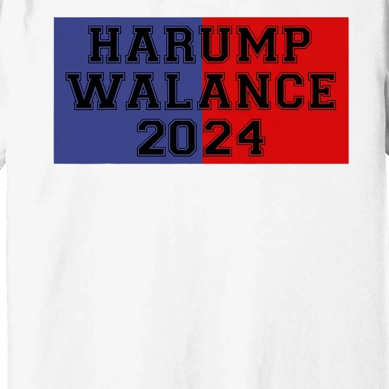 Harump Walance 2024 Harris Trump Walz Vance Funny 2024 Premium T-Shirt