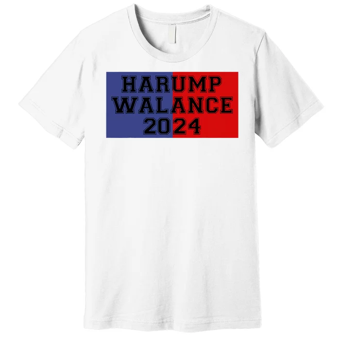 Harump Walance 2024 Harris Trump Walz Vance Funny 2024 Premium T-Shirt