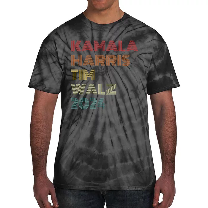 Harris Walz 2024 Kamala Harris Tim Walz Waltz Vintage Style Gift Tie-Dye T-Shirt