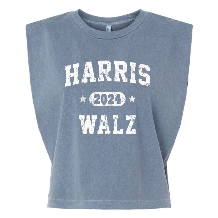 Harris Waltz 2024 Team Harris Walz 2024 Garment-Dyed Women's Muscle Tee