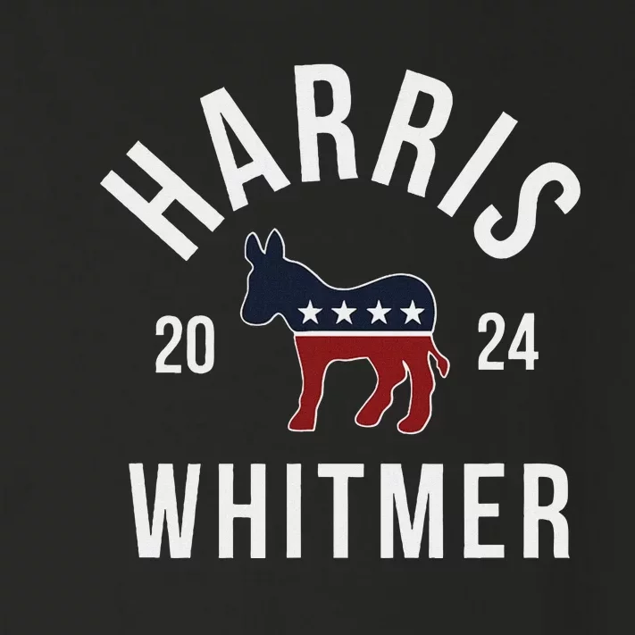 Harris Whitmer 2024 Vote Kamala Harris Gretchen Whitmer 24 Toddler Long Sleeve Shirt