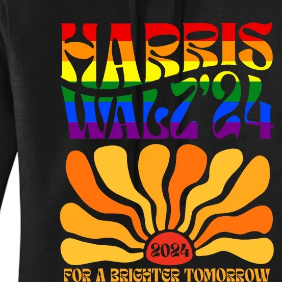 Harris Waltz 2024 For A Brighter Tomorrow Boho Aesthetic Women's Pullover Hoodie