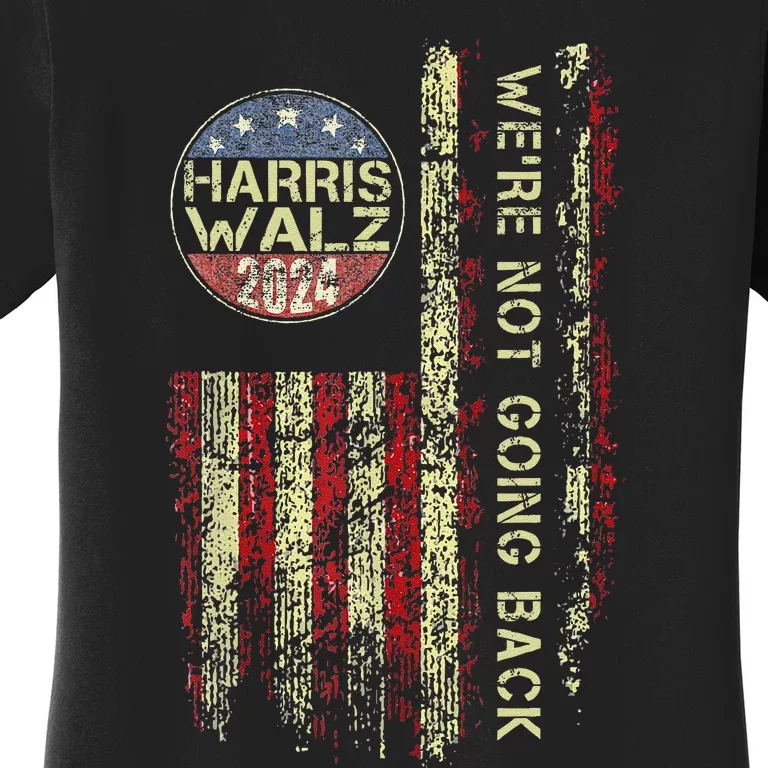 Harris Waltz 2024 Election Kamala Harris Tim Waltz 2024 Gift Women's T-Shirt