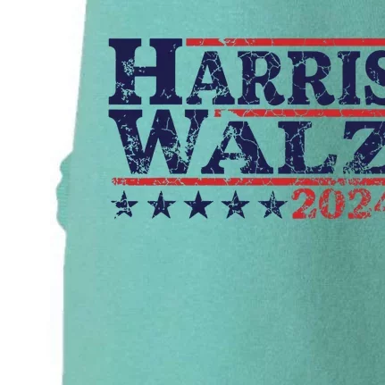 Harris Waltz 2024 Election Kamala Harris Tim Waltz 2024 Doggie 3-End Fleece Hoodie