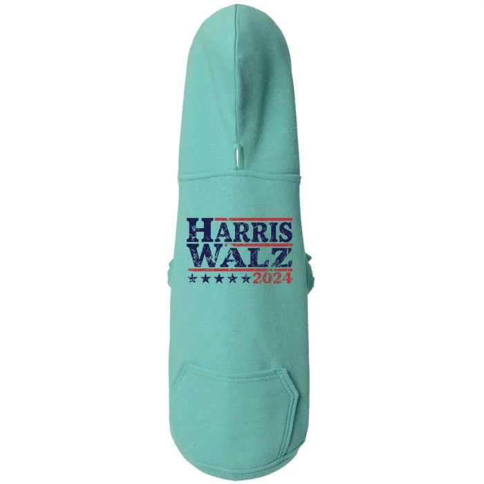 Harris Waltz 2024 Election Kamala Harris Tim Waltz 2024 Doggie 3-End Fleece Hoodie