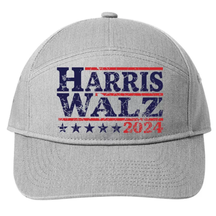 Harris Waltz 2024 Election Kamala Harris Tim Waltz 2024 7-Panel Snapback Hat