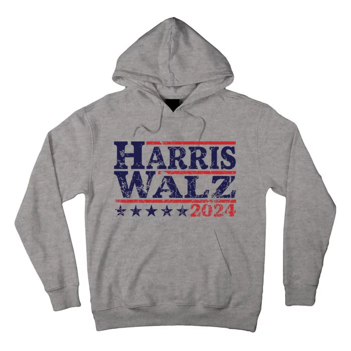 Harris Waltz 2024 Election Kamala Harris Tim Waltz 2024 Tall Hoodie