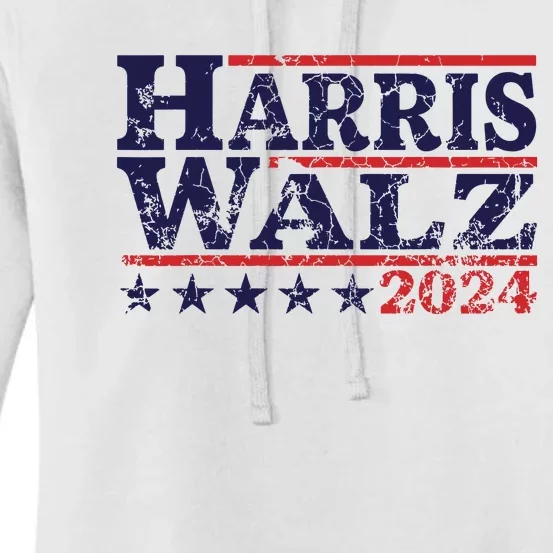 Harris Waltz 2024 Election Kamala Harris Tim Waltz 2024 Women's Pullover Hoodie