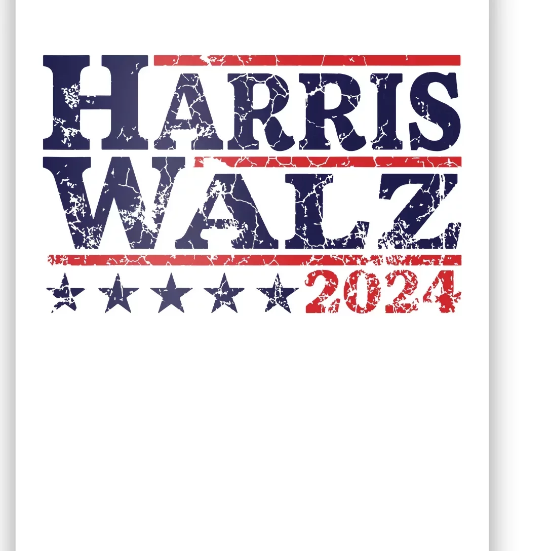 Harris Waltz 2024 Election Kamala Harris Tim Waltz 2024 Poster