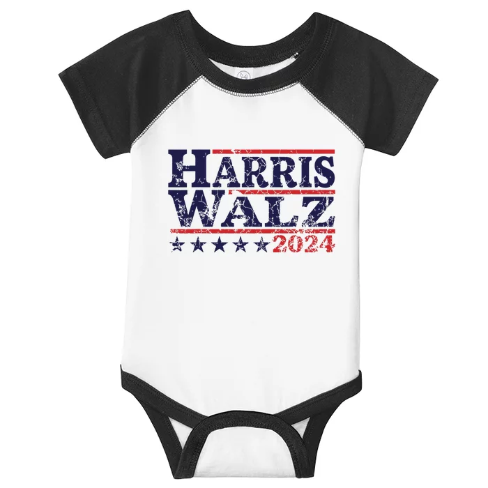 Harris Waltz 2024 Election Kamala Harris Tim Waltz 2024 Infant Baby Jersey Bodysuit