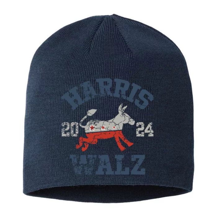 Harris Waltz 2024 Election Kamala Harris Tim Waltz 2024 8 1/2in Sustainable Knit Beanie