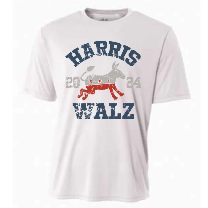 Harris Waltz 2024 Election Kamala Harris Tim Waltz 2024 Cooling Performance Crew T-Shirt