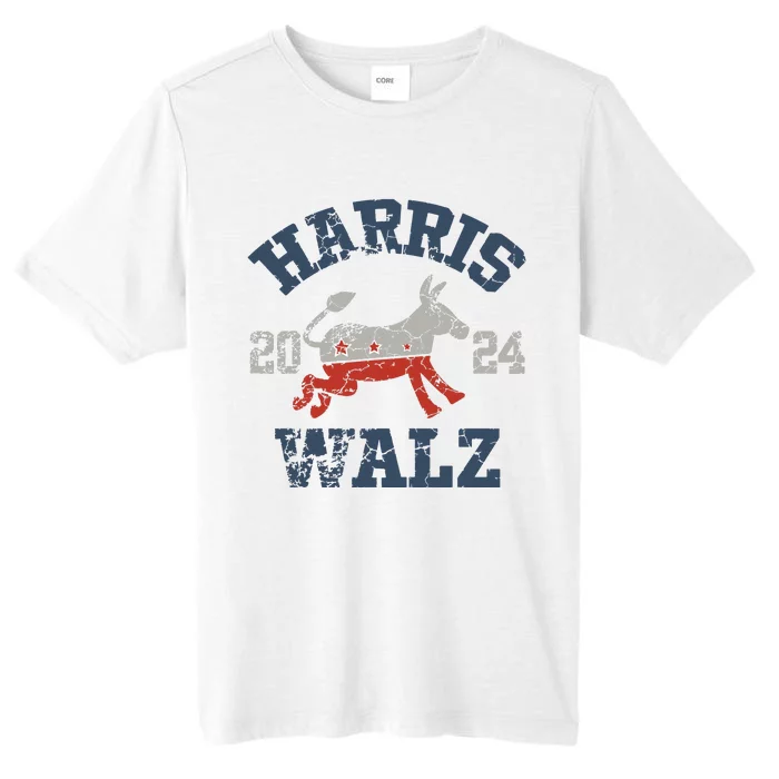 Harris Waltz 2024 Election Kamala Harris Tim Waltz 2024 ChromaSoft Performance T-Shirt