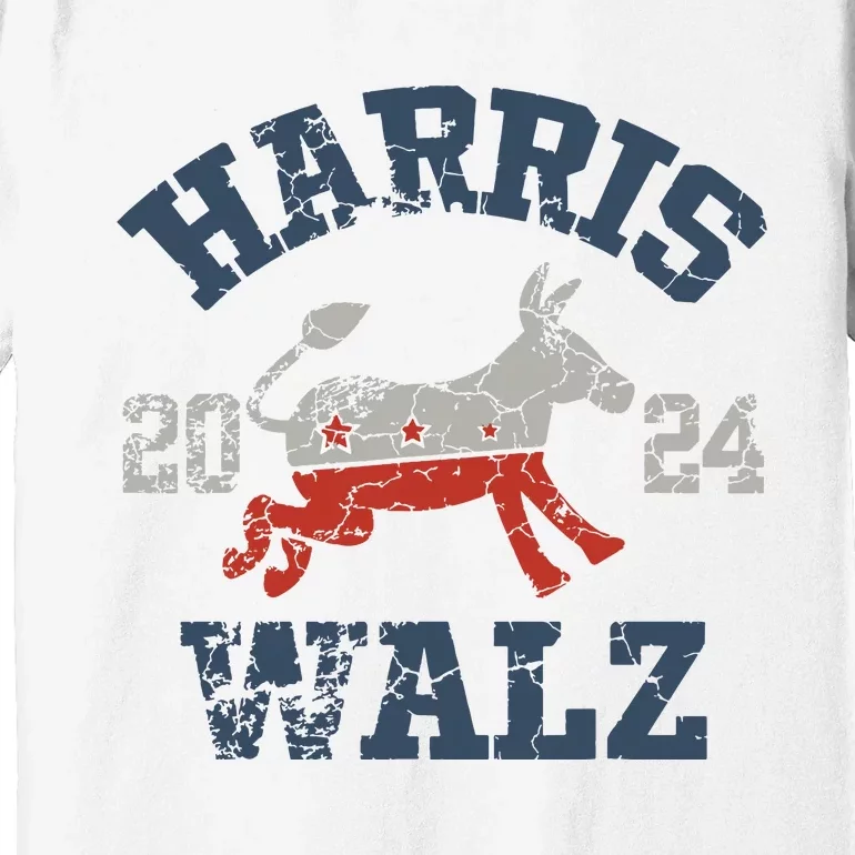 Harris Waltz 2024 Election Kamala Harris Tim Waltz 2024 Premium T-Shirt