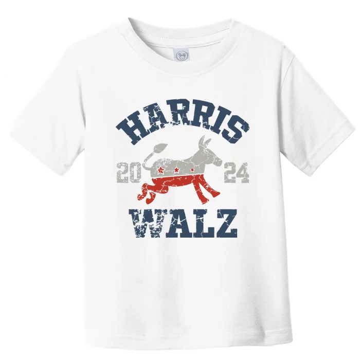 Harris Waltz 2024 Election Kamala Harris Tim Waltz 2024 Toddler T-Shirt