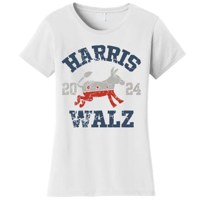 Harris Waltz 2024 Election Kamala Harris Tim Waltz 2024 Women's T-Shirt