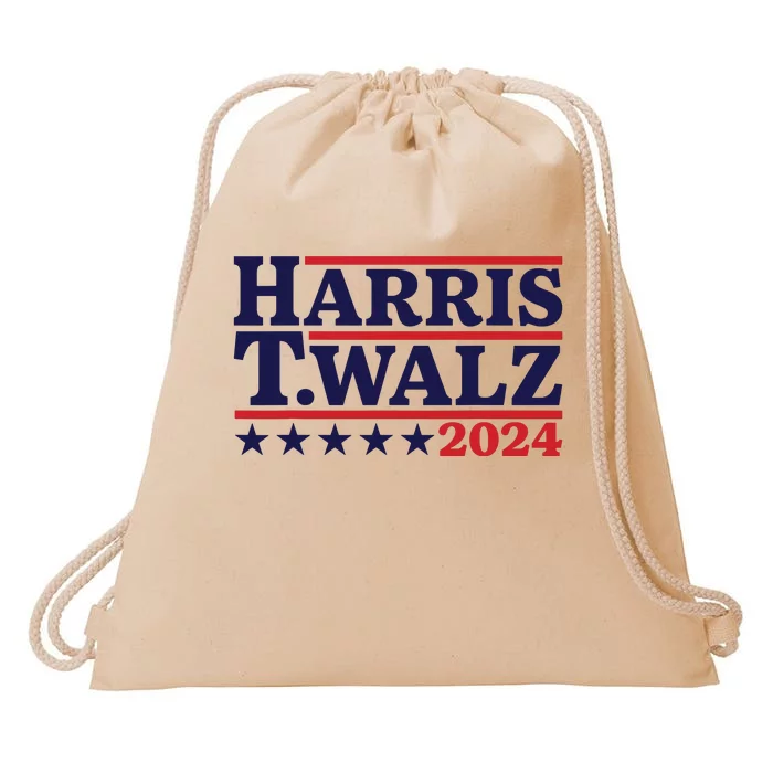 Harris Waltz 2024 Election Kamala Harris Tim Waltz 2024 Drawstring Bag