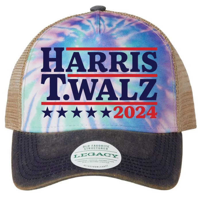 Harris Waltz 2024 Election Kamala Harris Tim Waltz 2024 Legacy Tie Dye Trucker Hat