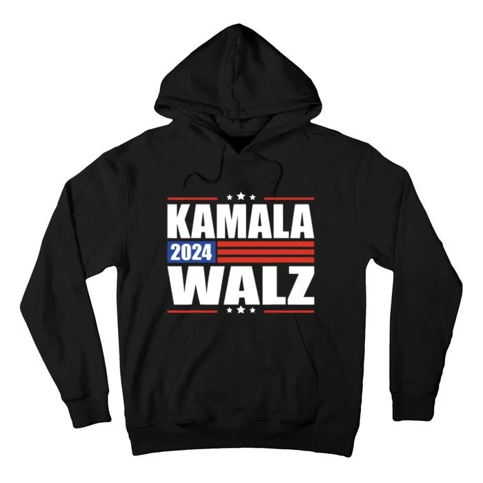 Harris Waltz 2024 Kamala Harris Tim Waltz 2024 Tall Hoodie