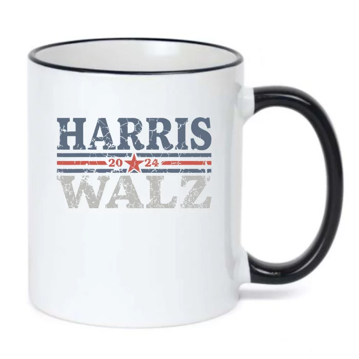 Harris Waltz 2024 Election Kamala Harris Tim Waltz 2024 Black Color Changing Mug